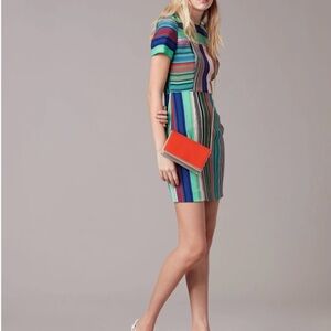 Diane von furstenberg Striped Multicolor Dress size 0